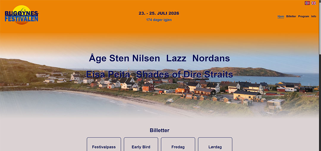 Bugøynesfestivalen fremside