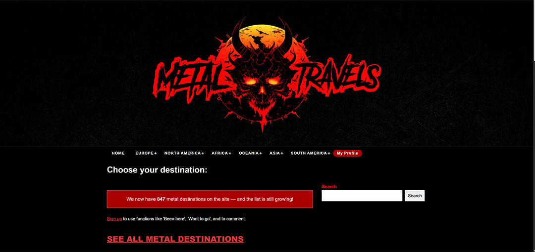 Metal Travels fremside